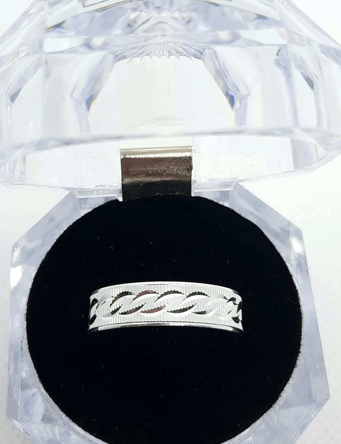 Silver Gent Wedding Ring